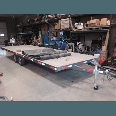 Rental store for flatbed trailer 8 foot x24 foot in the Missoula area
