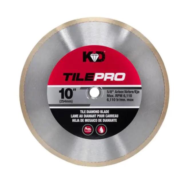 Rental store for tile saw blade 10 inch rent in the Missoula area